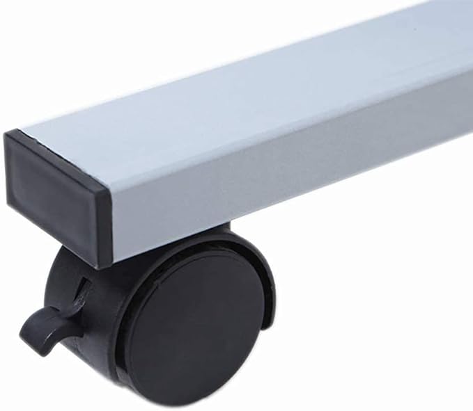 VIZ-PRO Double-Sided Magnetic Mobile Whiteboard,60 x 48 Inches Aluminum Frame & Stand