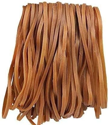 30pcs Large Rubber Bands Long 8inch Width 0.4 Inches Heavy Duty Natural Rubber Band Thickness 0.06 inches Strong Elastic Bands Cord for Office Supplies File Folders Trash