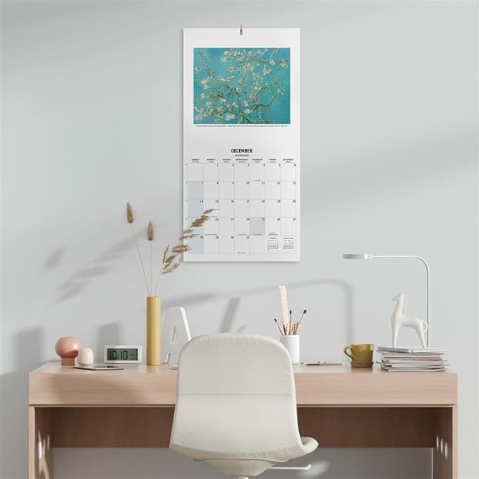 Van Gogh Wall Calendar 2025 12" x 12" FSC® Plastic Free - Starts Week On Sunday | Square Wall Calendar | Family Planner Calendar 2025 | Art Calendar 2025