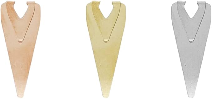 24 Pieces Book Darts Metal Bookmarks Small Book Line Markers Page Markers Clips with Plastic Storage Box for Teachers, Students, Readers(Rose Gold, Golden, Silver)