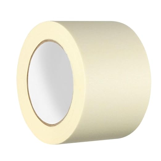 GTSE Wide Masking Tape, 3 inches x 55 Yards (164 ft), Multi-Surface Adhesive Painting Tape, 2 Rolls
