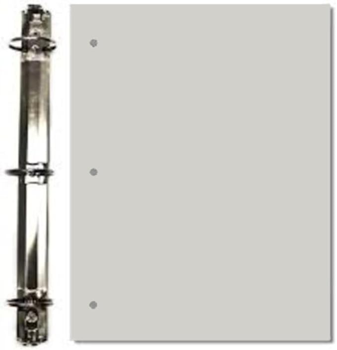 Copy And Printing Color Paper, 20 Lb. 3 Hole Punch 500 Sheets Per Ream. (Grey)