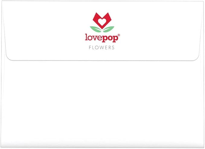 Lovepop Watercolor Roses and Butterflies - Pop Up Paper Flower Bouquet - Everyday Bouquet - 10.25' Premium Display 3D Pop Up - Notecard Included