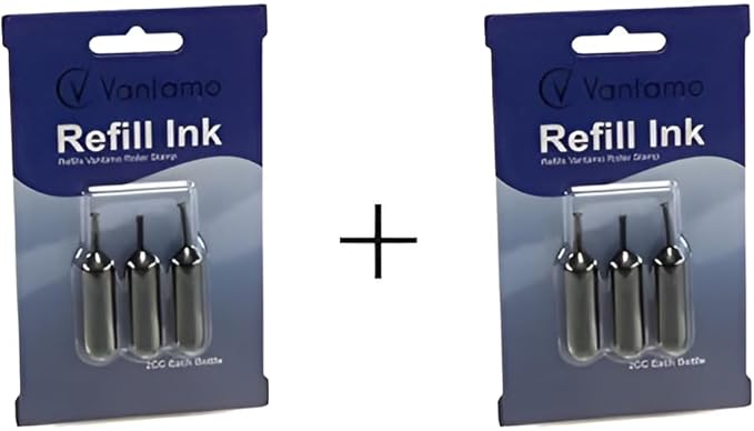 Identity Theft Protection Roller Stamps Refills - Refills for Confidential Roller Stamp, Anti Theft, Privacy & Security Stamp, Designed for ID Blackout Security - 6 Refills