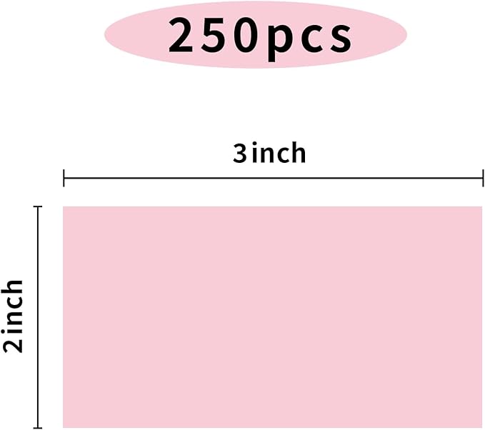 2 X 3 Inch Rectangle Color Coding Labels, Removable Square Label Inventory Stickers, Permanent Warehouse Moving Box Square Label (250Labels, Pink)