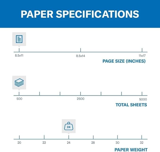 Hammermill Colored Paper, 24 lb Canary Printer Paper, 8.5 x 11-1 Ream (500 Sheets) - Made in the USA, Pastel Paper, 104307R