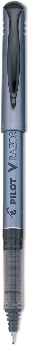 Pilot V Razor Point Liquid Ink Markers, Extra Fine Point, Black Ink, 12-Pack (11020), Dozen Box