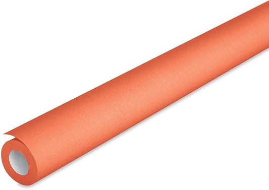 Fadeless Bulletin Board Paper, Fade-Resistant Paper for Classroom Decor, 24” x 60’, Orange, 1 Roll