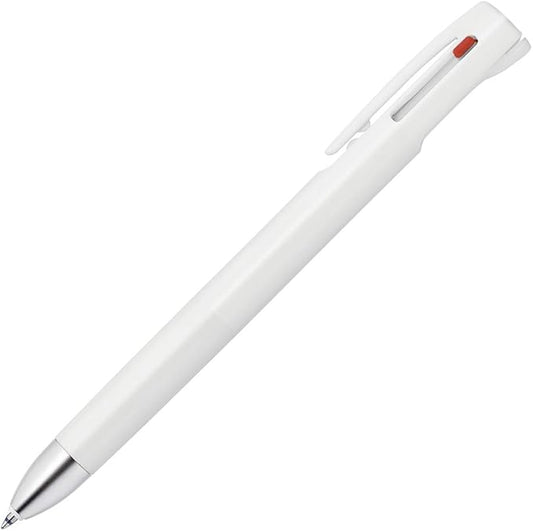 Zebra 3 Colors Ballpoint Pen, Blen 3C 0.5mm, White Body (B3AS88-W)