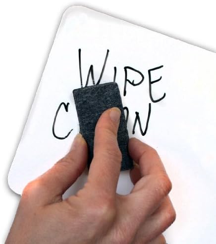 Trainers Warehouse Heavy Duty Premium Standard Size (11" x 4") Set of 24 Reusable Dry-Erase Name Cards | Set Includes, Tent Cards, Markers, Mini-Erasers & Tote