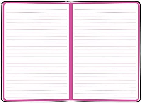 Graphique Soft Cover Journal,"Vintage Blog" Design - 200 Ruled Pages, Embellished with Gold Foil, 6" x 8.25" x .5" - Durable Notebook for Notes, Lists, Recipes, and More