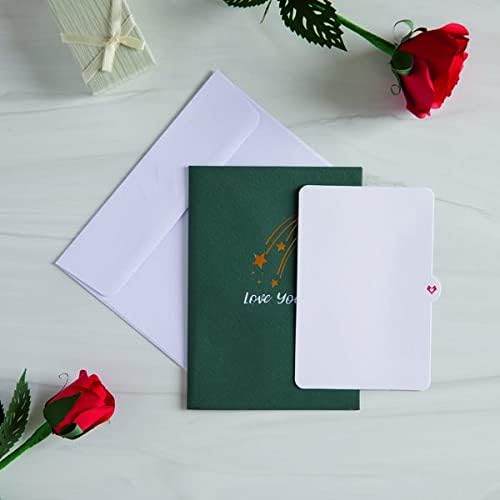 Lovepop Everyday Pop-Up Card for Her, Him, Girls, Boys - 3D Love Greeting Cards - Love You to the Moon - 5" x 7" - Blank Note Card & Envelope Included