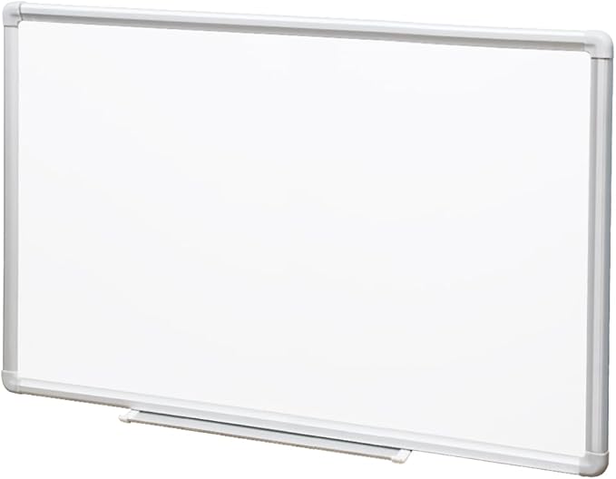 DEVELOP Magnetic Large Dry Erase Board 36 x 60 Inch, Large Wall Mounted Whiteboard with Aluminium Frame & Detachable Marker Tray 3' x 5', Magnetic White Board for Home School Office