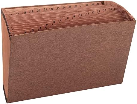 Smead TUFF Expanding File, Daily (1-31), 31 Pockets, Legal Size, Redrope-Printed Stock (70469)