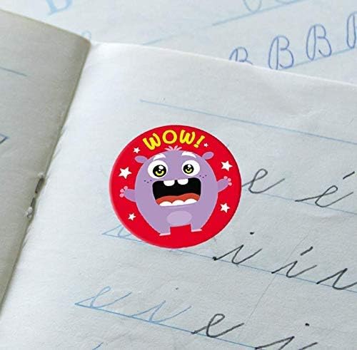 Sweetzer & Orange Teacher Reward Stickers – 1008 in 9 Designs, 1-Inch Motivational Sticker for Kids, Potty Training Reward and Teacher Supplies for Classroom