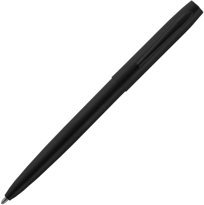 Fisher Space Pen Military Cap-O-Matic Space Pen, Ballpoint, Black Ink, Non-Reflective, Brass, Matte Black