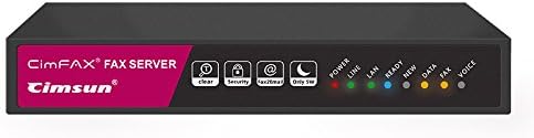 CimFAX H5 High Speed 33.6k Fax Server Auto Save FAX as PDF 100 Users Paperless Fax Machine Cost-Effective Fax Modem Fax Via Telephone Line (4GB)
