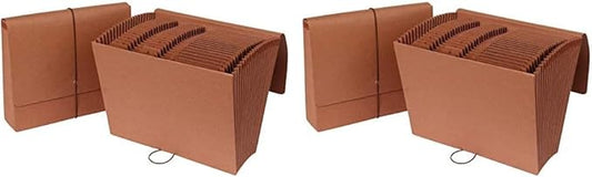 Pendaflex 21 Pocket A-Z Expanding File, Letter Size, Red Rope (75711) (Pack of 2)