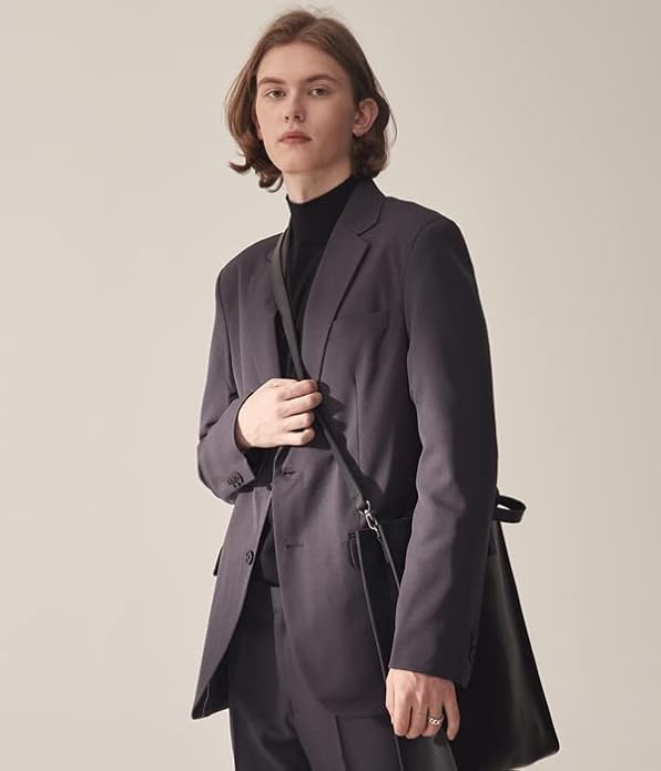 Messenger Bag for Men –Vegan Leather Laptop Squared Bag for Women Fits 16In Laptop – Crossbody Bag Men Shoulder Bag with Shoulder Strap