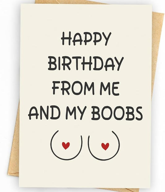 Humorous Birthday Card for Men, Husband, Boyfriend, and Him | Happy Birthday Gifts & Decorations for Men