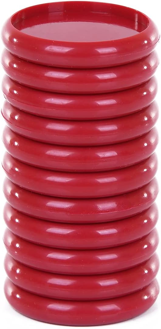 Talia Discbound Notebook - Discs (Chili Oil, 1inch)