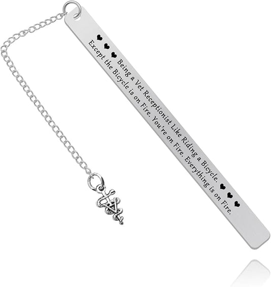 Veterinarian Appreciation Bookmark Vet Receptionist Gift Vet Tech Gift Animal Rescue Vet Nurse Gifts Graduation Bookmark Gift Veterinary Assistant Veterinary Student Veterinary Week Bookmark Gift