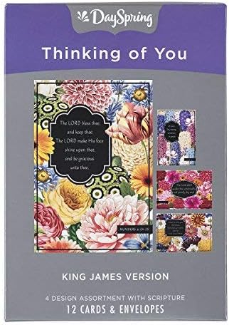DaySpring Thinking of You - Inspirational Boxed Cards - Wild Flowers - 60936,Multi