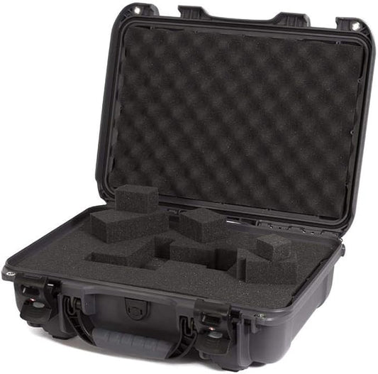 Nanuk 923 Waterproof Hard Case with Foam Insert and Incorporated TSA Approved Travel Lock Latches - Graphite