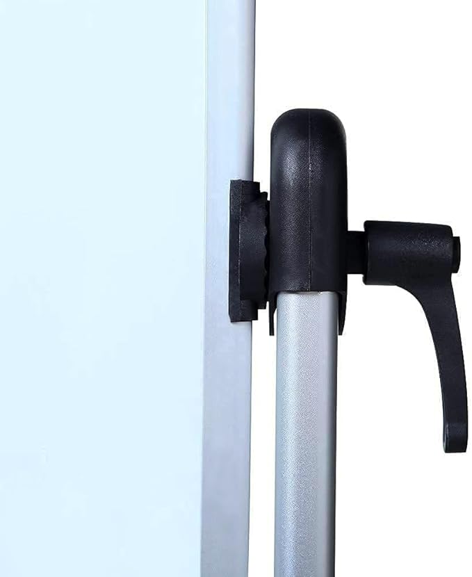 VIZ-PRO Double-Sided Magnetic Mobile Whiteboard,60 x 48 Inches Aluminum Frame & Stand