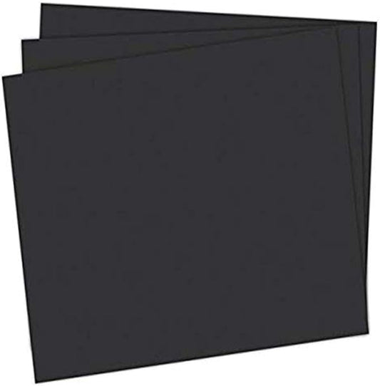 School Smart 1485728 Railroad Board, 4-ply Thickness, 22" x 28", Black 25 count (Pack of 1)