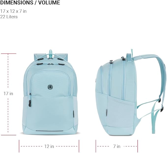 SwissGear Orientation, Light Blue, 17.75-Inch