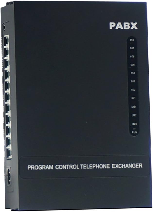 SOHO-PBX SP-308 PABX Telephone Business Phone Switch System Control Exchange MD Serial (3CO, 8 Extensions)…