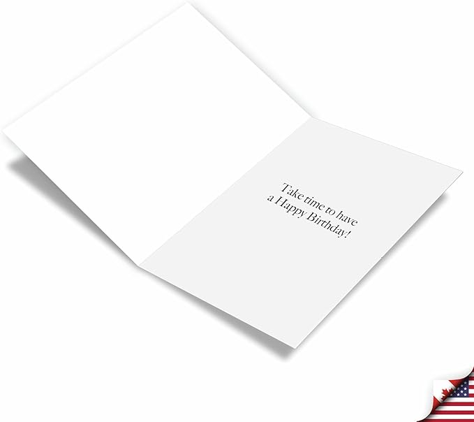NobleWorks - Funny Birthday Greeting Card with 5 x 7 Inch Envelope (1 Card) Bday Day Off C8220BDG
