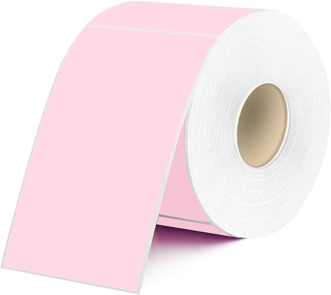 2 X 3 Inch Rectangle Color Coding Labels, Removable Square Label Inventory Stickers, Permanent Warehouse Moving Box Square Label (250Labels, Pink)