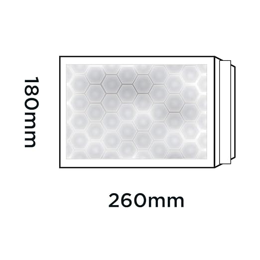 Blake Purely Packaging C5+ 250 x 180 mm Matt Metallic Padded Bubble Envelopes Peel and Seal (MTSP250/10) Shocking Pink - Pack of 10