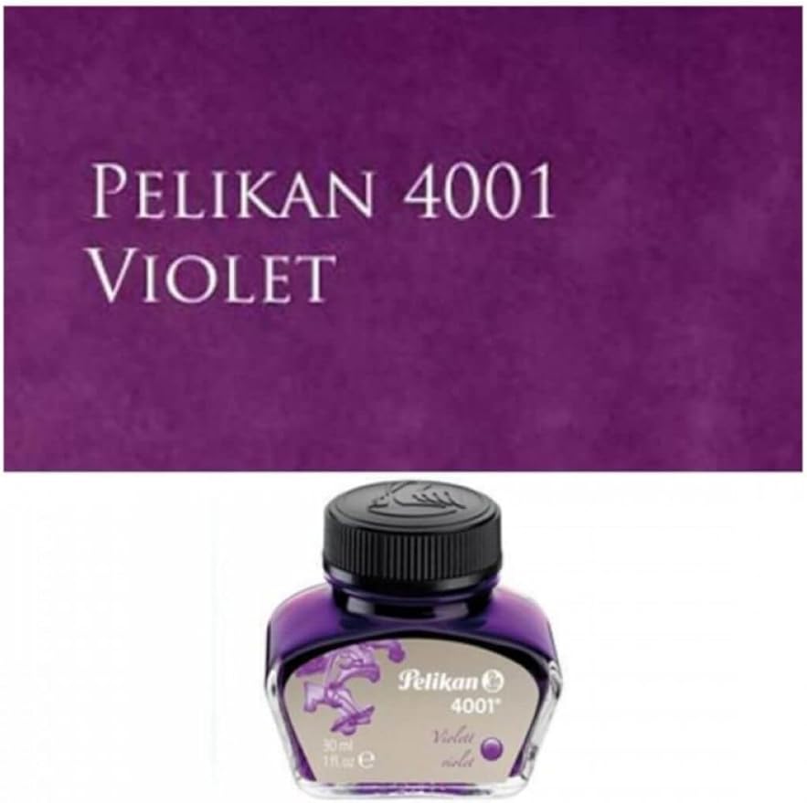 Pelikan 4001 Bottled Ink for Fountain Pens, Violet, 30ml, 1 Each (311886)