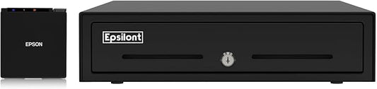 Square Register Hardware Bundle -M10 2" USB Receipt Printer and 13" Cash Drawer 4 Bill 5 Coin