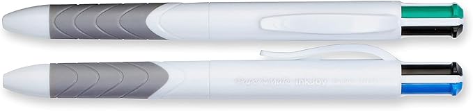 Paper Mate InkJoy Quatro Retractable Ballpoint Pens, Medium Point, Assorted Colors, 3 Pack