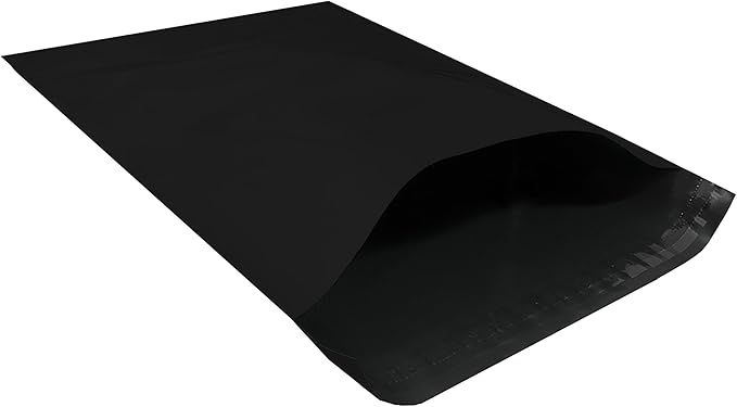 Colored Poly Mailers Pack of: (Black, 14.5" x 19" pack of 500) Be creative with your packaging with Colored mailers