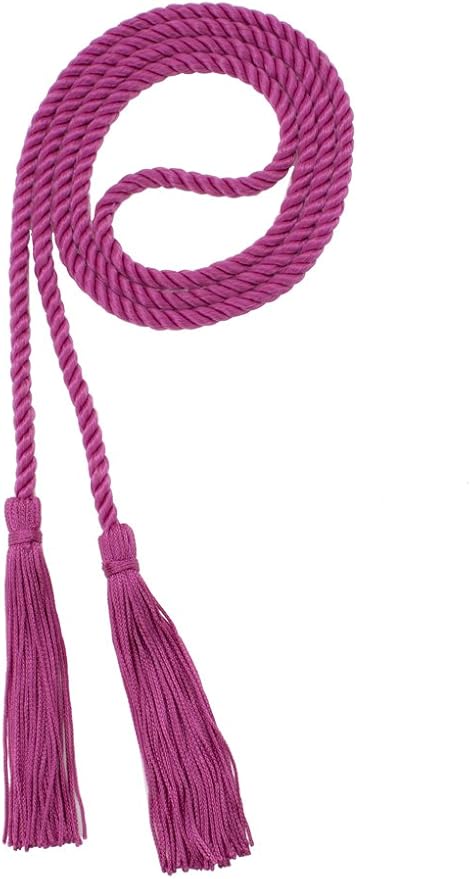 Tassel Depot Graduation Honor Cord - Fuschia - Every School Color Available - Made in USA