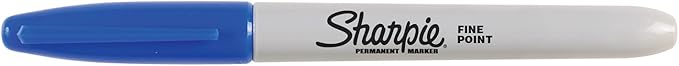 Sharpie Permanent Markers, Fine Tip, Assorted Standard Colours, 8 Pack