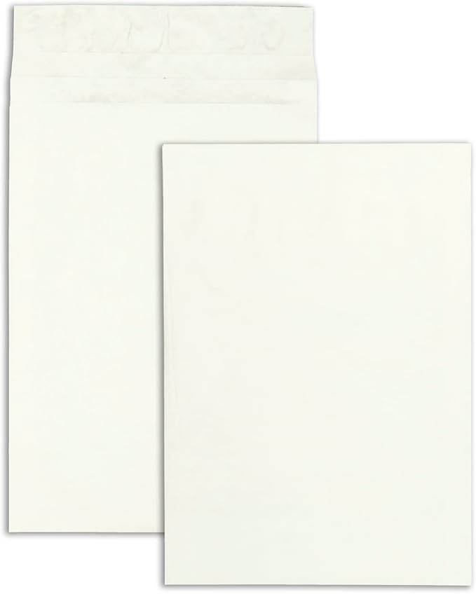 Quality Park Survivor 12 x 16 x 2 Tyvek Expansion Catalog Mailers with Self Seal Closure, 14 lb, Puncture, Tear and Moisture Resistant Dupont Tyvek Envelopes, 25/Box (R4292)