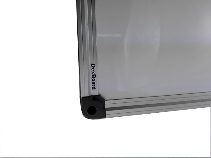 36 x 24 inch Magnetic Dry Erase Board, DexBoard Mall-Mounted Aluminum Frame White Board with Pen Tray, Dry Erase Marker Whiteboard for Office, School and Home Usage