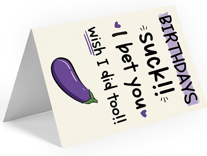 Funny Birthday Card & Gifts for Men, Husband, Boyfriend, and Him, Happy Bday Card