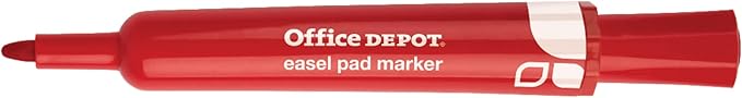 Office Depot(R) Easel Pad Markers, 100% Recycled, Assorted, Pack Of 8, FC102607