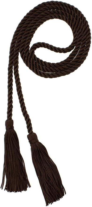 Tassel Depot Graduation Honor Cord - Brown - Every School Color Available - Made in USA