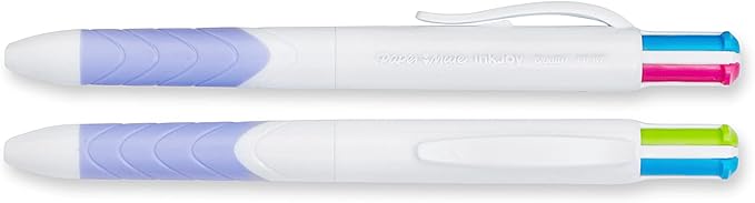 Paper Mate InkJoy Quatro Retractable Ballpoint Pens, Medium Point, Assorted Colors, 3 Pack