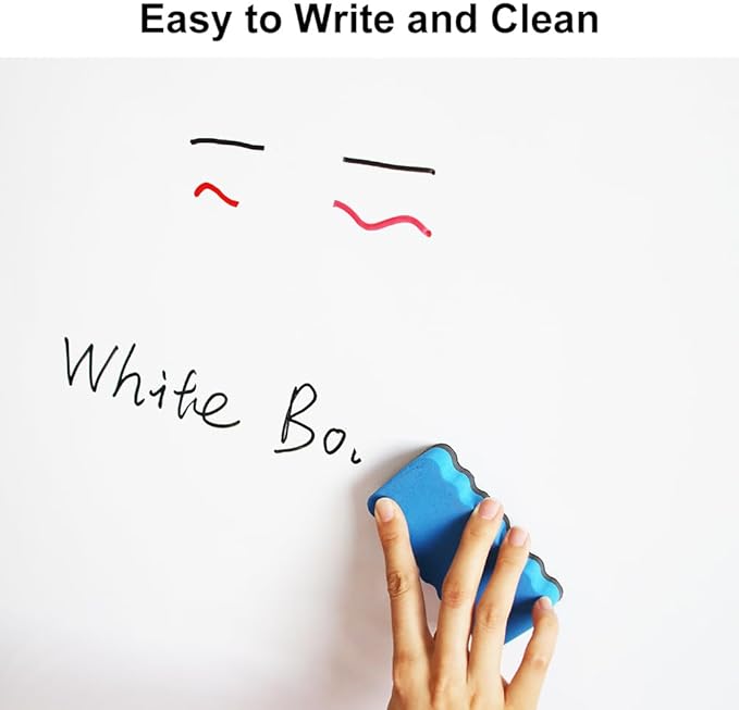 DEVELOP Large Magnetic Dry Erase Board 36 x 72 Inch, Wall Mounted Whiteboard with Aluminium Frame & Detachable Marker Tray 3' x 6', Magnetic White Board for Home School Office