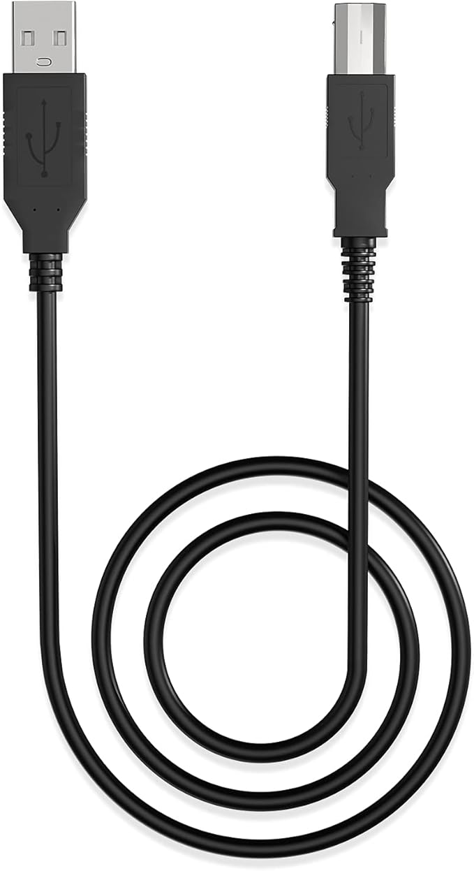 USB Printer Cable for AOBIO Shipping Label Printer - Mac Book Compatible - Printer Accessary