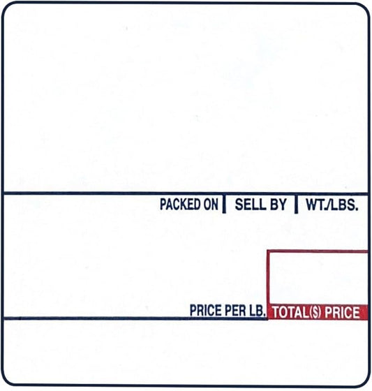 LST-8020 Printing Scale Label, 58 x 60 mm, UPC/Ingredients 36 Rolls of 500 Labels, Lower Price Than 12 Rolls
